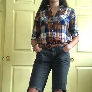 boyfriend fit flannel